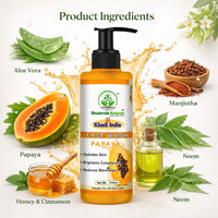 Bhudevam Naturals Khadi Papaya Face Wash – Removes Dirt, Oil & Impurities Naturally - 12