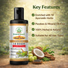 Bhudevam Naturals Khadi 18 Herb Hair Oil for for Strong, Thick & Healthy Hair 210ml - 2