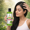 Bhudevam Naturals Khadi Neem Tea Tree & Basil Hair Oil for Dandruff Control & Hair Fall 210ml - 3
