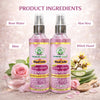 Bhudevam Naturals Khadi Rose Water Skin Toner for Glowing Skin, Hydration & Pore Tightening 420ml - 2
