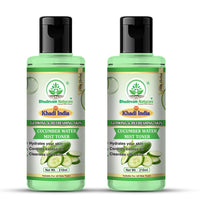 Bhudevam Naturals Khadi Pure Cucumber Water Mist Toner for Face | Hydrating Face Toner Spray for Refreshing Skin, Pore Care & Cooling Effect 420ml - 1