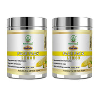 Bhudevam Naturals Khadi Lemon Face Pack Skin Brightening Face Mask for Acne, Pigmentation & Tan Removal 100gm - 1