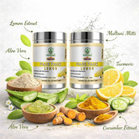 Bhudevam Naturals Khadi Lemon Face Pack Skin Brightening Face Mask for Acne, Pigmentation & Tan Removal 100gm - 4