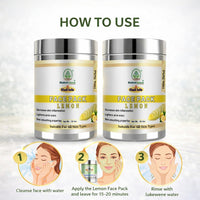Bhudevam Naturals Khadi Lemon Face Pack Skin Brightening Face Mask for Acne, Pigmentation & Tan Removal 100gm - 6