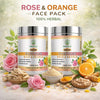 Bhudevam Naturals Khadi Rose & Orange Face Pack for Skin Brightening & Glow 100gm - 4