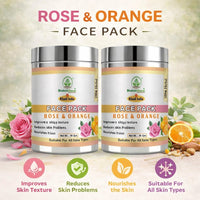 Bhudevam Naturals Khadi Rose & Orange Face Pack for Skin Brightening & Glow 100gm - 5