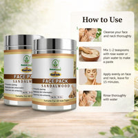 Bhudevam Naturals Khadi Sandalwood Face Pack for Skin Brightening & Glow 100gm - 7