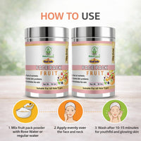 Bhudevam Naturals Khadi Herbal Fruit Face Pack for Soft, Smooth & Radiant Skin 100gm - 2