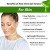 Bhudevam Naturals Khadi Aloe Vera Gel Green for Skin & Hair Care | Cooling Skin Gel for Moisturizing, Sunburn Relief, Acne Control & Healthy Hair Care 200gm - 5