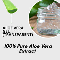Bhudevam Naturals Khadi Pure Aloe Vera Gel (Transparent) for Skin & Hair | Natural Hydrating Gel for Face, Acne Care, Sunburn Relief & Deep Moisturization 200gm - 8