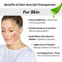Bhudevam Naturals Khadi Pure Aloe Vera Gel (Transparent) for Skin & Hair | Natural Hydrating Gel for Face, Acne Care, Sunburn Relief & Deep Moisturization 200gm - 3