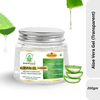Bhudevam Naturals Khadi Pure Aloe Vera Gel (Transparent) for Skin & Hair | Natural Hydrating Gel for Face, Acne Care, Sunburn Relief & Deep Moisturization 200gm - 5