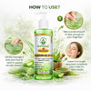 Bhudevam Naturals Khadi Pure Aloe Vera Gel | Lightweight Non-Sticky  green Gel for Skin Hydration, Acne Control, Hair Care & Skin Brightening 200gm - 5