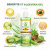Bhudevam Naturals Khadi Pure Aloe Vera Gel | Lightweight Non-Sticky  green Gel for Skin Hydration, Acne Control, Hair Care & Skin Brightening 200gm - 6