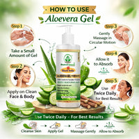 Bhudevam Naturals Khadi Aloe Vera Gel for Acne & Pimples – Reduces Redness & Blemishes Transparent 200gm - 2
