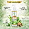 Bhudevam Naturals Khadi Aloe Vera Gel for Acne & Pimples – Reduces Redness & Blemishes Transparent 200gm - 3