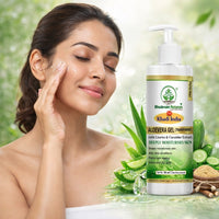 Bhudevam Naturals Khadi Aloe Vera Gel for Acne & Pimples – Reduces Redness & Blemishes Transparent 200gm - 4