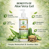 Bhudevam Naturals Khadi Aloe Vera Gel for Acne & Pimples – Reduces Redness & Blemishes Transparent 200gm - 5