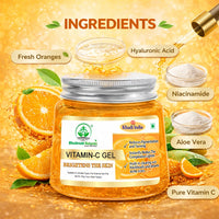 Bhudevam Naturals Khadi Vitamin C Gel for Glowing Skin – Brightens, Hydrates & Reduces Dullness 200gm - 2