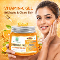 Bhudevam Naturals Khadi Vitamin C Gel for Glowing Skin – Brightens, Hydrates & Reduces Dullness 200gm - 5