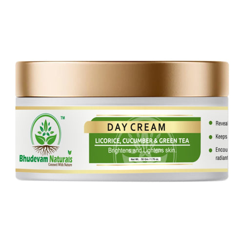 Bhudevam Naturals Khadi Brightening Day Cream for Women & Men 50gm - 1