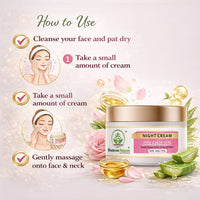 Bhudevam Naturals Khadi Luxury Night Cream for Face – Advanced Anti Aging Formula for Radiant & Youthful Skin 50gm - 4