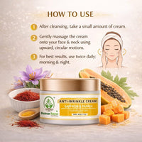Bhudevam Naturals Khadi Anti Wrinkle Face Cream – Deep Hydration & Wrinkle Repair for Smooth, Firm Skin 50gm - 5
