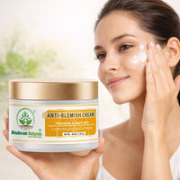 Bhudevam Naturals Khadi Anti Blemish Cream for Dark Spot Removal & Skin Brightening Moisturizer for Clear Skin 50gm - 5