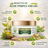 Bhudevam Naturals Khadi Acne Pimple Cream for Fast Acting Spot Treatment for Pimples, Acne & Breakouts 50gm - 5