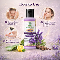 Bhudevam Naturals Khadi Lavender Fairness Lotion for Women & Men – Even Skin Tone & Radiant Glow Moisturizer 210ml - 5