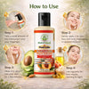 Bhudevam Naturals Khadi Peach Avocado Moisturizer for Women & Men – Soft, Smooth & Healthy Looking Skin 210ml - 4