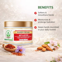 Bhudevam Naturals Khadi Milk & Saffron Hand Cream – Deep Moisturizing & Skin Brightening Hand Care Cream 50gm - 3