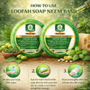 Bhudevam Naturals Khadi Neem & Basil Loofah Soap – Skin Purifying Exfoliating Soap Bar for Daily Use 250gm - 3