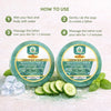 Bhudevam Naturals Khadi Mint Cucumber Loofah Soap – Natural Exfoliating Bath Soap for Cool & Refreshing Skin 250gm - 6