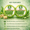 Bhudevam Naturals Khadi Neem & Aloe Vera Loofah Soap for Natural Skin Purifying & Healing Formula 250gm - 4