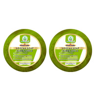 Bhudevam Naturals Khadi Green Apple Loofah Soap – Natural Exfoliating Bath Soap for Fresh & Glowing Skin 250gm - 1