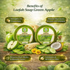 Bhudevam Naturals Khadi Green Apple Loofah Soap – Natural Exfoliating Bath Soap for Fresh & Glowing Skin 250gm - 5