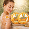 Bhudevam Naturals Khadi Sandal Turmeric Loofah Soap – Natural Exfoliating Bath Soap for Glowing & Clear Skin 250gm - 4