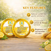Bhudevam Naturals Khadi Lemon & Honey Loofah Soap – Deep Cleansing Scrub Soap for Smooth & Fresh Skin 250gm - 3