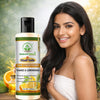 Bhudevam Naturals Khadi Orange & Lemongrass Conditioner For Frizz Control & Hydrating Hair Care Formula 420ml - 3