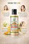Bhudevam Naturals Khadi Orange & Lemongrass Hair Conditioner – Chemical Free Frizz Control & Shine Boost Formula 210ml - 5
