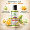 Bhudevam Naturals Khadi Orange & Lemongrass Hair Conditioner – Chemical Free Frizz Control & Shine Boost Formula 210ml - 6