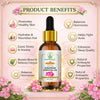 Bhudevam Naturals Geranium Essential Oil For Skin, Hair, Relaxation & Mood Upliftment 15ml - 3