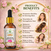 Bhudevam Naturals Geranium Essential Oil For Skin, Hair, Relaxation & Mood Upliftment 15ml - 4