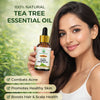 Bhudevam Naturals Khadi Tea Tree Essential Oil for Acne, Pimples, Skin Care, Hair Care, Dandruff Control, Aromatherapy & Diffuser 15ml - 3