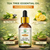 Bhudevam Naturals Khadi Tea Tree Essential Oil for Acne, Pimples, Skin Care, Hair Care, Dandruff Control, Aromatherapy & Diffuser 15ml - 4
