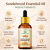 Bhudevam Naturals Khadi Sandalwood Essential Oil for Skin Care, Aromatherapy, Meditation, Diffuser & Massage 15ml - 6