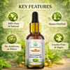 Bhudevam Naturals Khadi Peppermint Essential Oil for Hair Growth, Head Massage, Aromatherapy, Diffuser, Skin Care & Stress Relief 15ml - 3