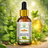 Bhudevam Naturals Khadi Peppermint Essential Oil for Hair Growth, Head Massage, Aromatherapy, Diffuser, Skin Care & Stress Relief 15ml - 6