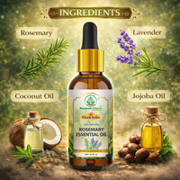 Bhudevam Naturals Khadi Rosemary Essential Oil for Hair Growth, Anti Hair Fall, Aromatherapy, Diffuser & Skin Care 15ml - 5